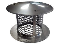 Round stainless steel chimney cap - #CH020