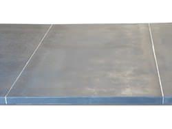 Bronze stained zinc bar top