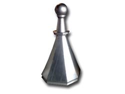 Custom freedom gray finial with ball soldered on - #FI020