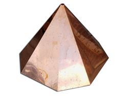 Simple octagonal copper finial with flat top - #FI033