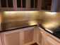 Hammered brass back splash - view 3