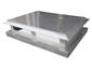 Stainless steel chimney cap with angled detailed roof - view 2