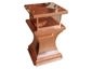 Custom copper chimney cap - view 1