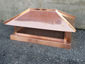 CH006 - Copper chimney cap with standing seam hip roof - view 4