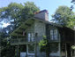 CH006 - Copper chimney cap top mounted installation photo - view 1