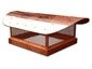 CH008 - Copper chimney cap with radius roof - view 2