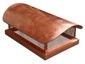 Buy Copper chimney cap custom made with radius roof - #CH008
