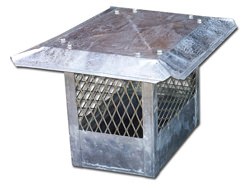 CH011 - Straight chimney cap with standard flat roof