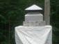 CH015 - Angled stainless steel chimney cap with hip roof - view 3