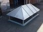 Hip roof freedom gray chimney cap with flat base - view 6