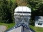 Hip roof freedom gray chimney cap with flat base installation photo - view 7