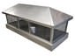 CH021 - Stainless steel custom 2 stage protection chimney cap - view 1