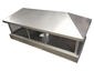 CH021 - Stainless steel custom 2 stage protection chimney cap - view 2