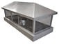 CH021 - Stainless steel custom 2 stage protection chimney cap - view 3