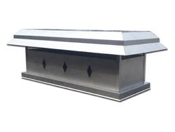 Stainless steel chimney cap custom designed - #CH024