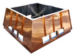 CH027 - Chimney shroud with standing seam panels