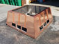 CH027 custom copper chimney shroud with standing seam panels - view 3