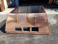 CH027 custom copper chimney shroud with standing seam panels - view 4