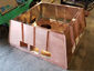 CH027 custom copper chimney shroud with standing seam panels - view 7