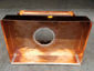CH028 Custom 2 stage protection copper chimney cap with standard angled roof - view 5