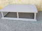 CH030 - Custom slate gray aluminum chimney cap with flat box style roof - view 1