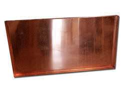 48oz copper pan for shower floor - view 1