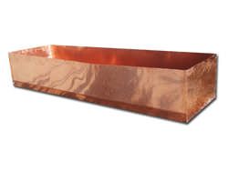 Custom made copper pan
