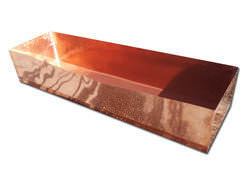 Deep copper pan