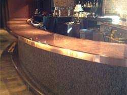 Copper bar top