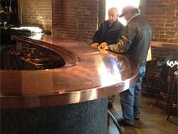 Copper counter top