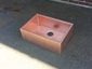 Custom copper farmhouse apron sink - view 3