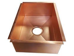 Custom made copper sink