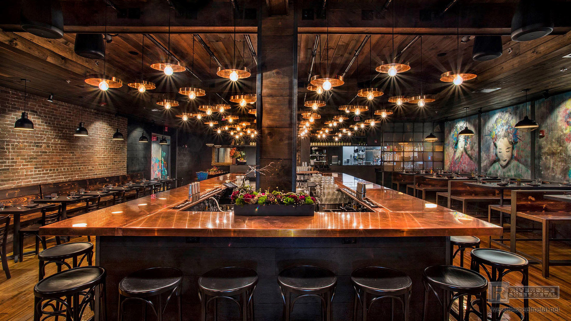 55 Best Photos Tiling A Bar Top : Okra Cookhouse & Cocktails Live Edge Bar Top | Porter Barn ...