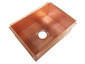 Rectangular custom made copper sink for counter top