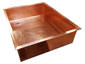 Simple custom made copper sink