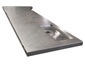 Stainless steel bar top with beer tap tray - view 2