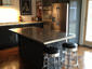 Stainless steel satin finish counter top for kitchen island