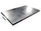 Stainless steel removable counter top with handles satin finished