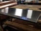 Custom zinc counter top with stainless steel nails - view 5