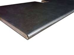 Bullnose edge detail on zinc top - view 1