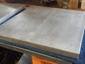 Dark patina zinc bar top with drink tray and brass pins - view 12