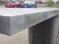 Dark patina zinc bar top with drink tray and brass pins - view 6