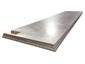 Zinc bar top with custom edge, rivets and a satin finish