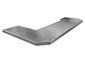 Zinc counter top polished with number 4 grain