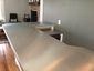 Zinc bar top with #4 appliance grain installation - view 2