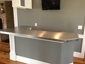 Zinc bar top with #4 appliance grain installation - view 4