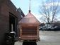 Copper cupola and finial