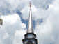 Lead coated copper steeple with weathervane - view 2