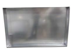 Drip pan for washing machine in galvanized steel