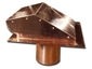 Custom static copper dryer vent with flapper - view 2